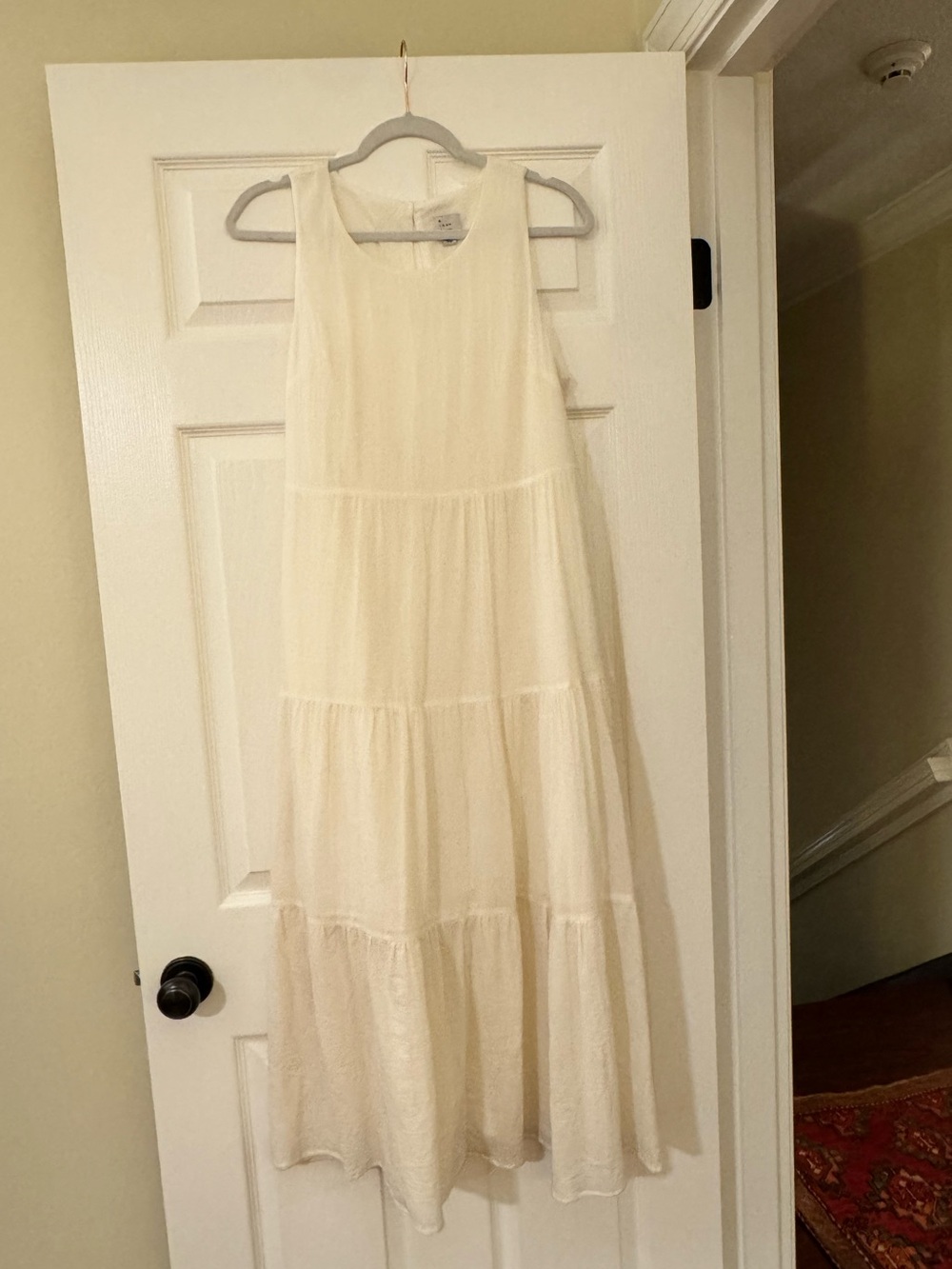 a new day Cream Tiered Maxi Dress